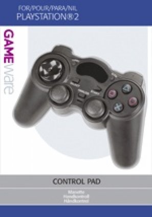 GAMEware PlayStation 2 Control Pad box art