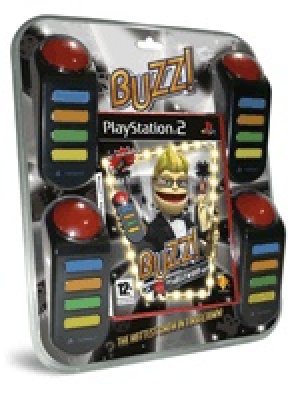 Buzz! The Hollywood Quiz with Buzzers box art