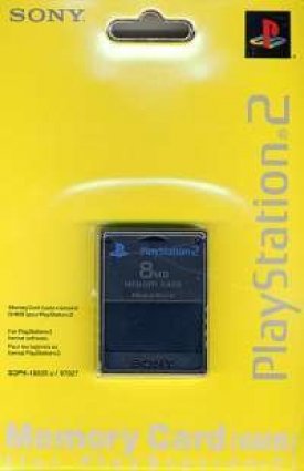 Memorycard 8mb black (Sony)  EU box art