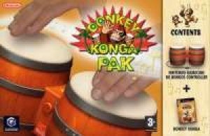 Donkey Konga (with Bongos) box art