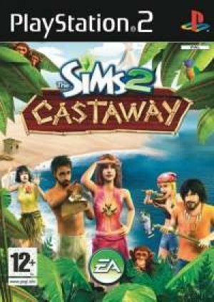 Sims 2: Castaway (UK) box art