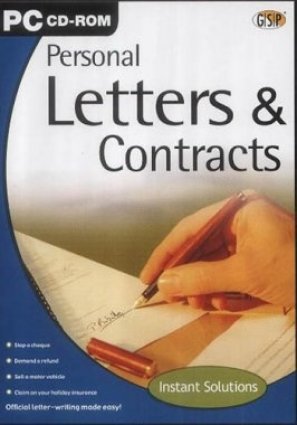 Personal Letters and Contracts box art
