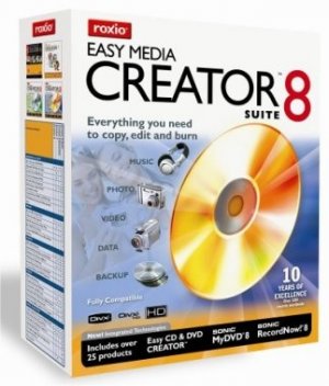 Roxio Easy Media Creator 8 Suite box art