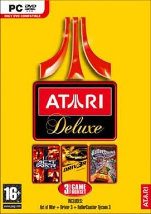 Atari Deluxe Collection (Act of War + Rollercoaster Tycoon 3 + Driver 3) box art