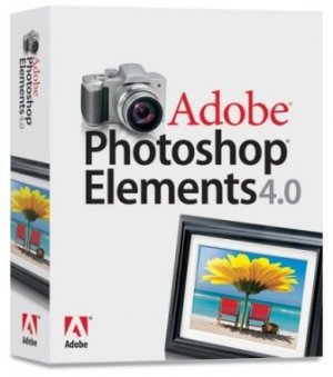 Adobe PhotoShop Elements 4 box art