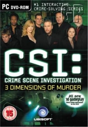 CSI (Crime Scene Investigation) - 3 Dimensions of Murder box art