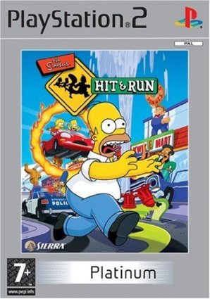 The Simpsons - Hit and Run box art