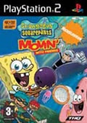 Spongebob Squarepants Movin with Friends (Eye Toy Game) box art