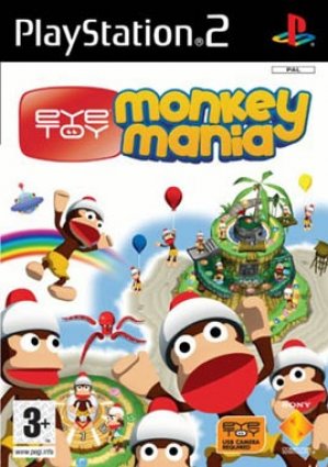 Eye Toy Monkey Mania box art
