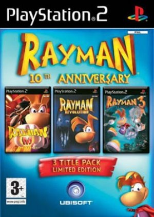 Rayman 10th Anniversary Compilation Pack (Rayman 3 + Rayman M + Rayman Revolution) box art
