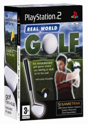 Real World Golf + Golf Club (for use with Gametrak Controller) box art