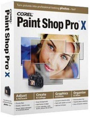 Corel Paint Shop Pro X Upgrade box art