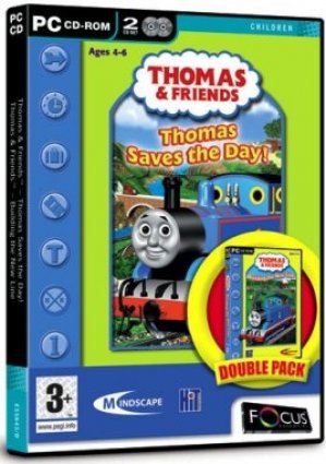 Thomas &amp; Friends - Double Pack - Thomas Saves the Day &amp; Building The New Line box art