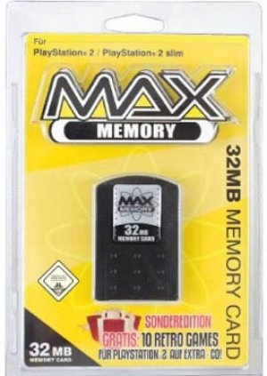 Datel MAX Memory 32MB Sonder Edition - Includes 10 FREE Retro Games box art