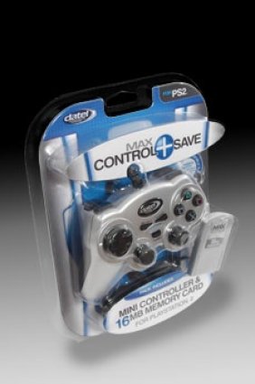 Datel PS2 MAX Control + Save (Control Pad &amp; 16mb Memory Card) box art