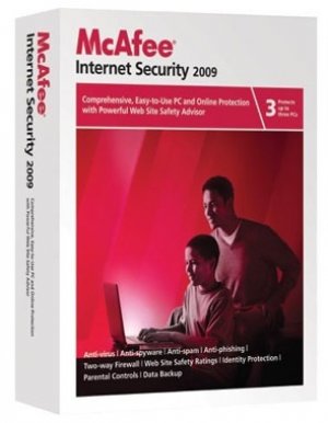McAfee Internet Security 2009 box art