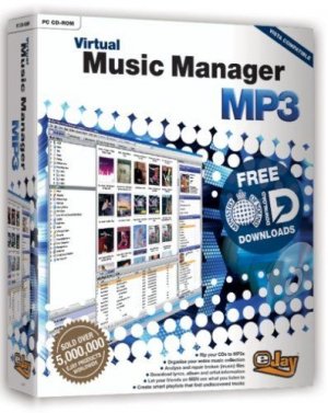 eJay Virtual Music Manager MP3 box art