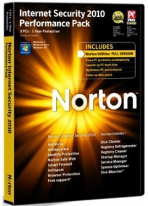 Norton Internet Security 2010 Performance Pack - 1 User 3 Computers box art