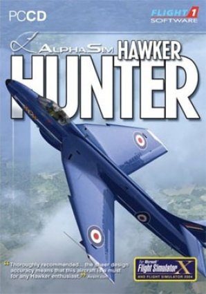 Hawker Hunter (Flight Simulator X / 2004 Add-On) box art