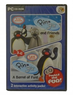 Pingu And Friends: Double The Fun Pack (Barrel Of Fun + Pingu And Friends) box art