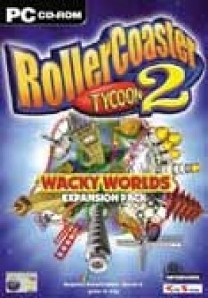 Roller Coaster Tycoon 2: Wacky Worlds box art