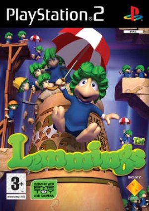 Lemmings (Eye Toy) box art