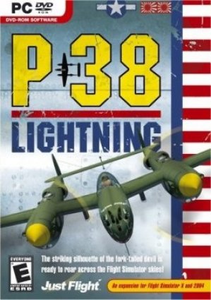 P38 Lightning (Flight Simulator 2004 / X Add-On) box art