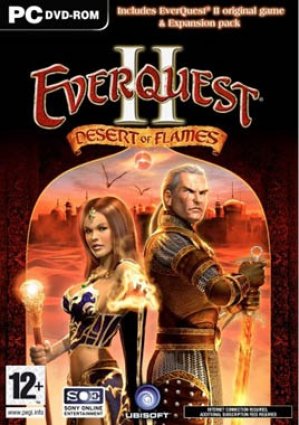 Everquest II (2) + Desert Of Flames (Original Game + Expansion Pack) box art
