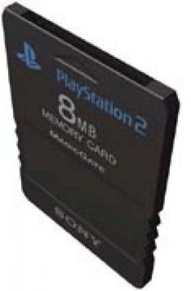 Official 8MB Sony PS2 Memory Card (Black) box art