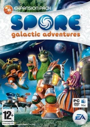 Spore: Galactic Adventures - Expansion Pack (PC and Mac DVD) box art
