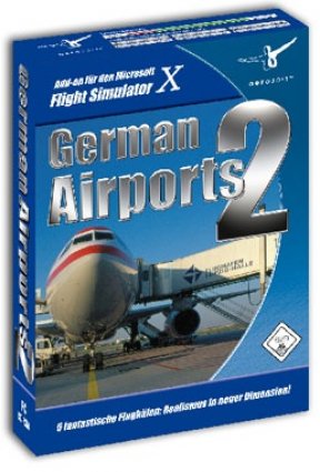 German Airports 2 (Flight Simulator 2004 / X Add-On) box art