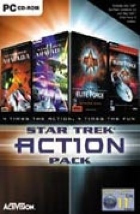 Star Trek Action Pack: Star Trek Armada 1 & 2  Star Trek Elite Force & Elite Force Expansion Pack box art