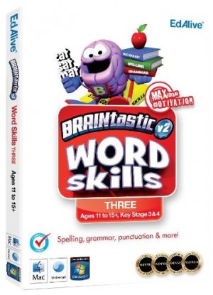 BRAINtastic! V2 Word Skills THREE box art