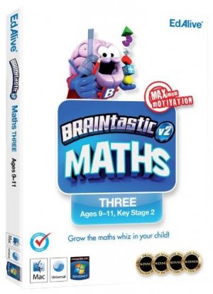 BRAINtastic! V2 Maths THREE box art