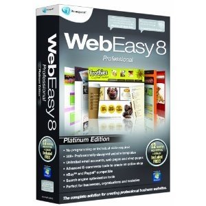 WebEasy 8 Professional - Platinum Edition (MINI BOX) box art