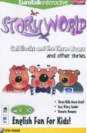 Story World Learn English: Goldilocks & The Three Bears box art