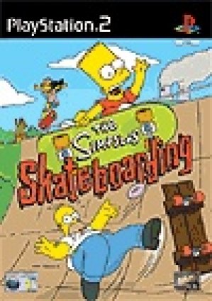 The Simpsons Skateboarding box art