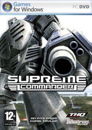 Supreme Commander (PEGI 12+) box art