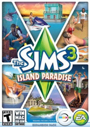 Sims 3 Island Paradise (UK) box art