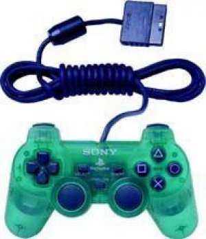 Official Sony PS2 Dual Shock Controller - Emerald Green box art