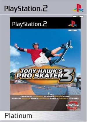 Tony Hawks Pro Skater 3 (Plautinum) box art