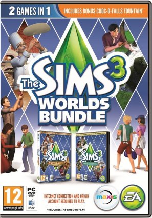 Sims 3 Worlds Bundle (Includes Monte Vista & Hidden Springs) box art