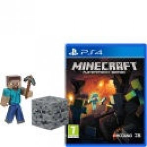 Minecraft PS4 with Steve Model Minecraft PS4 with Steve Model box art