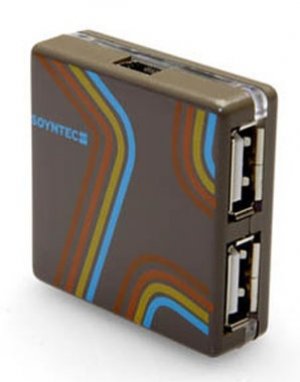 Soyntec Nexoos 372 4-Port Hub USB 2.0 - Orange box art