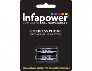 Infapower iDect Ni-Mh 400mAH Cordless Phone Replacement Batteries box art