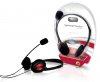 compare prices for Sweex Lightweight Headset - Black/Red on PC
