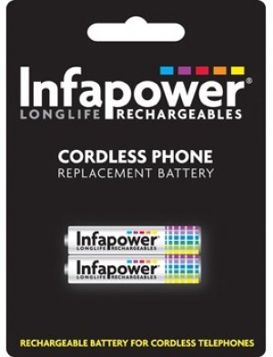 Infapower 2x AAA Loose Ni-Mh 700mAH Cordless Phone Replacement Batteries box art