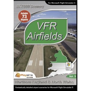 VFR Airfields Volume 3 - Northen England & North Wales for FSX box art
