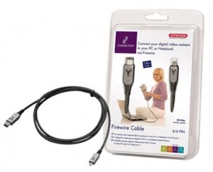 Sitecom Firewire Cable 4/6 Pins box art