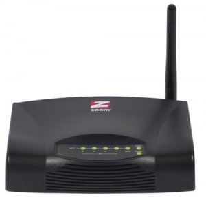 Zoom Wireless AP+4 DSL/cable Access Point - Black box art